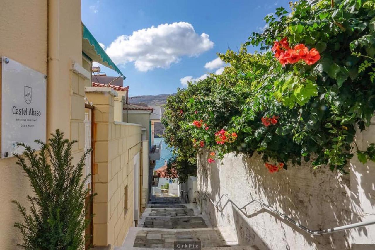 Castel Abaso Boutique Apartments By Explore Andros Exterior foto